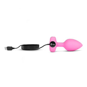 B-Vibe - Vibrerende Hartvormige Butt Plug S/M Roze