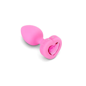 B-Vibe - Vibrerende Hartvormige Butt Plug S/M Roze