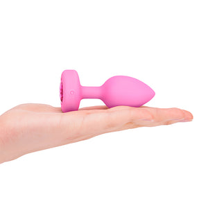 B-Vibe - Vibrerende Hartvormige Butt Plug S/M Roze