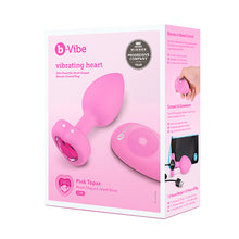 Afbeelding in Gallery-weergave laden, B-Vibe - Vibrerende Hartvormige Butt Plug S/M Roze
