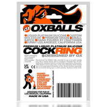 Afbeelding in Gallery-weergave laden, Oxballs - Cock-Lug Lugged Cockring Black
