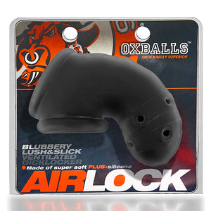 Oxballs - Airlock Air-Lite Vented Chastity Black Ice