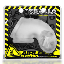 Afbeelding in Gallery-weergave laden, Oxballs - Airlock Electro Air-Lite Vented Chastity Clear Ice
