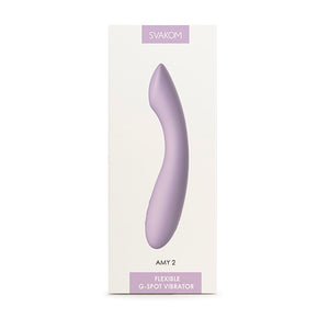 Svakom - Amy 2 G-Spot & Clitoral Vibrator Light Purple