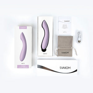 Svakom - Amy 2 G-Spot & Clitoral Vibrator Light Purple