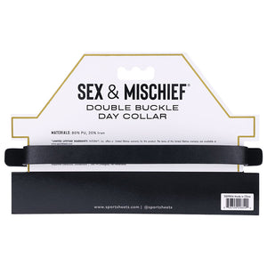 Sportsheets - Sex & Mischief Double Buckle Day Collar