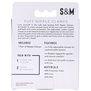 Sportsheets - Sex & Mischief Puff Nipple Clamps