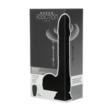 Afbeelding in Gallery-weergave laden, Naked Addiction - Rotating &amp; Thrusting Vibrating Dildo with Remote 23 cm Black
