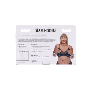 Sportsheets - Sex & Mischief Brat Charmed Nipple Clamps