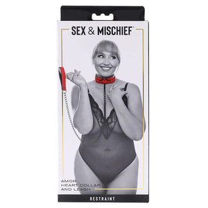 Sportsheets - Sex & Mischief Amor  Collar and Leash