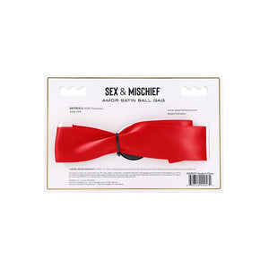 Sportsheets - Sex & Mischief Amor Satin Ball Gag