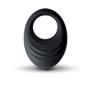 Rocks-off - Spire Vibrating Liquid Silicone Ring Black