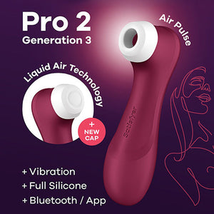 Satisfyer Pro 2 Generation 3 Luchtdruk Vibrator Liquid Air Met App