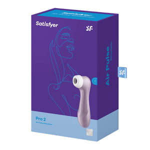 4061504009872 Satisfyer Pro 2 Luchtdruk Vibrator Violet Voordeelpakket (NEW)