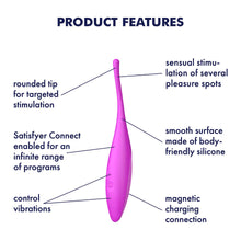 Afbeelding in Gallery-weergave laden, Satisfyer Twirling Joy Tip Clitoris Vibrator
