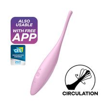 Afbeelding in Gallery-weergave laden, Satisfyer Twirling Joy Tip Clitoris Vibrator
