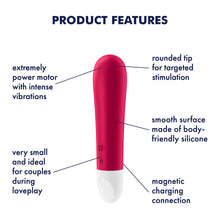 Afbeelding in Gallery-weergave laden, Satisfyer Ultra Bullet 1 Mini Vibrator Rood
